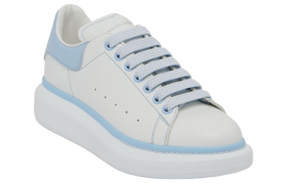Alexander McQueen Oversized White Powder Blue Women's