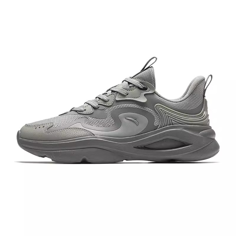 Anta Chao Bai 5.0 Wear-resistant And Lightweight Low-Top Casual Shoes Men's Granite Gray