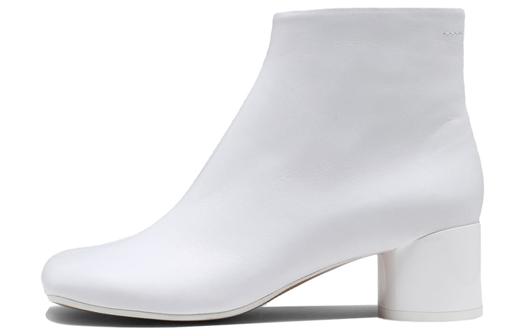 Maison Margiela 6 Logo Ankle Boots Women's White