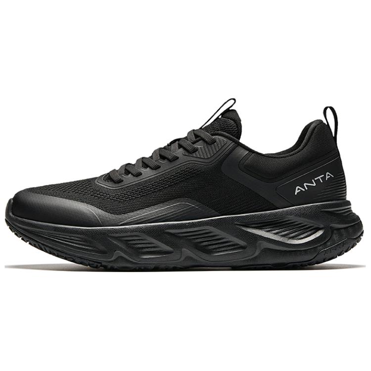 Anta Anti-Slip Wear-Resistant Low-Top Casual Running Shoes Men's Black