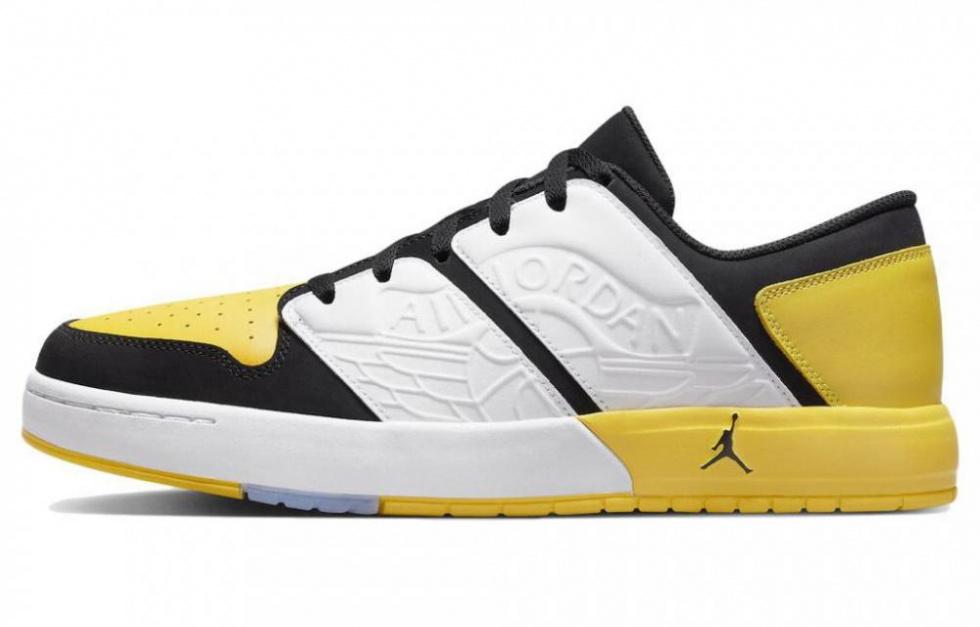 Jordan Nu Retro 1 Low Black Tour Yellow White