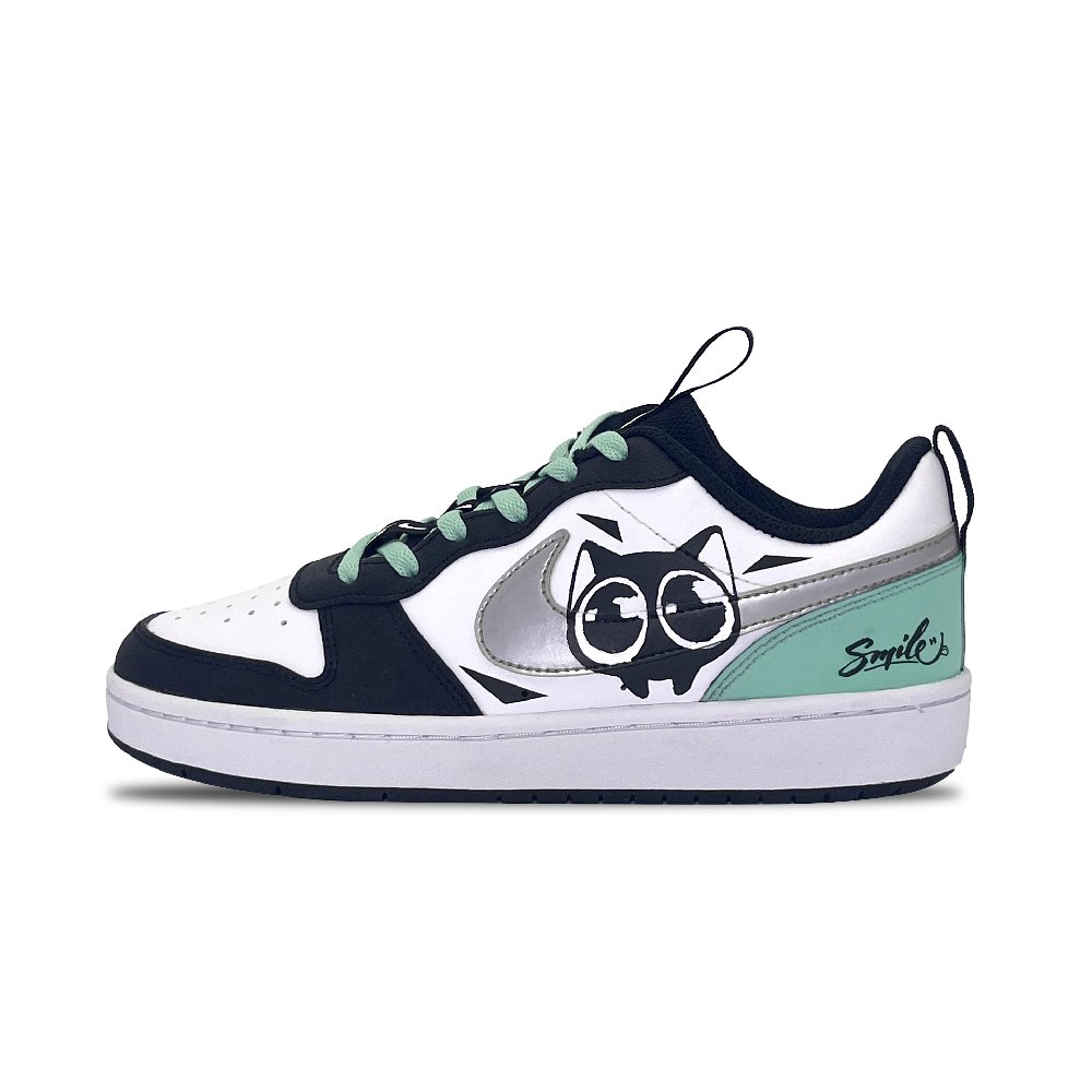 Nike Court Borough Anti-Slip And Wear-Resistant Support Low-Top Skateboard Shoes Unisex Mint Green