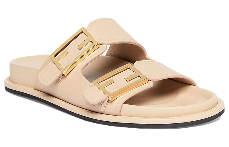 FENDI Slide Slippers Women's Beige купить в интернет-магазине Yoocart с быстрой доставкой по России.