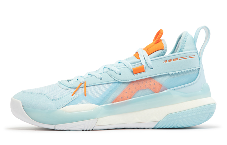 361° Burning Battle 3.0 Anti-Slip And Wear-Resistant Breathable Low-Top Basketball Shoes Men's Glacier Blue