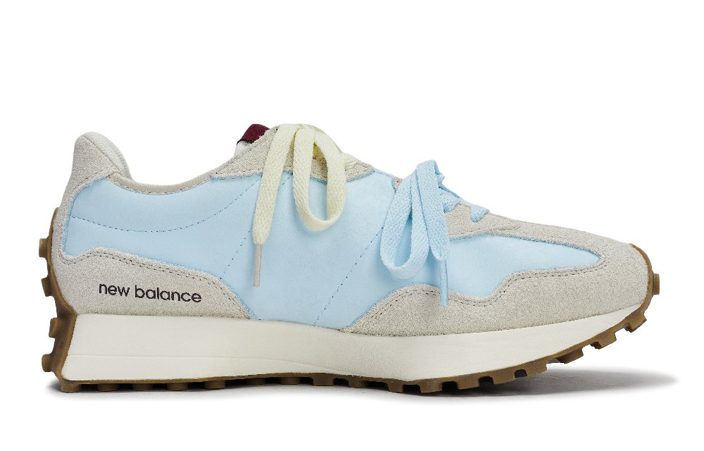 New Balance NB 327 Low Top Running Shoes Women's Beige Blue Red Brown