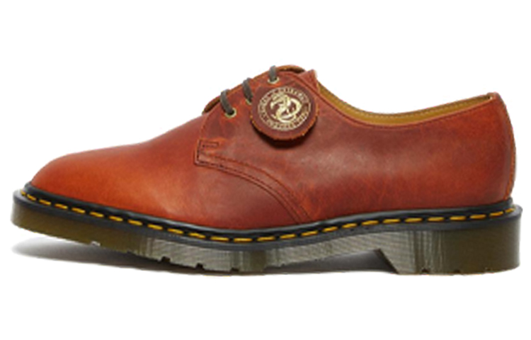 Dr. Martens 1461 Made In England Classic Oil Leather Oxford Shoes 'Dark Brown'