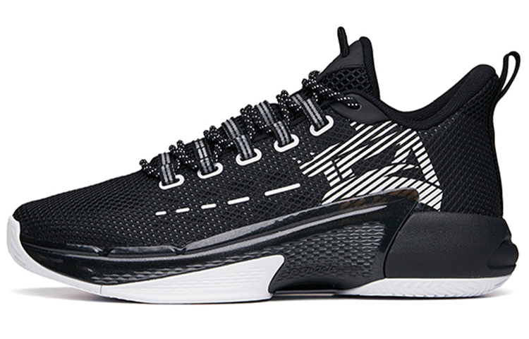 Anta Attack 3 Anti-Slip Wear-Resistant High-Top Basketball Shoes Men's Black