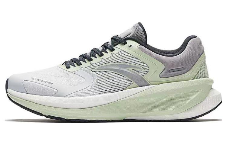 Anta Slip-Resistant Low-Top Running Shoes Men's Gray Green