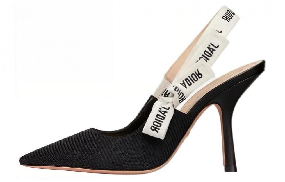 DIOR J'Adior Slim Heel High Heels 10cm Women's Black