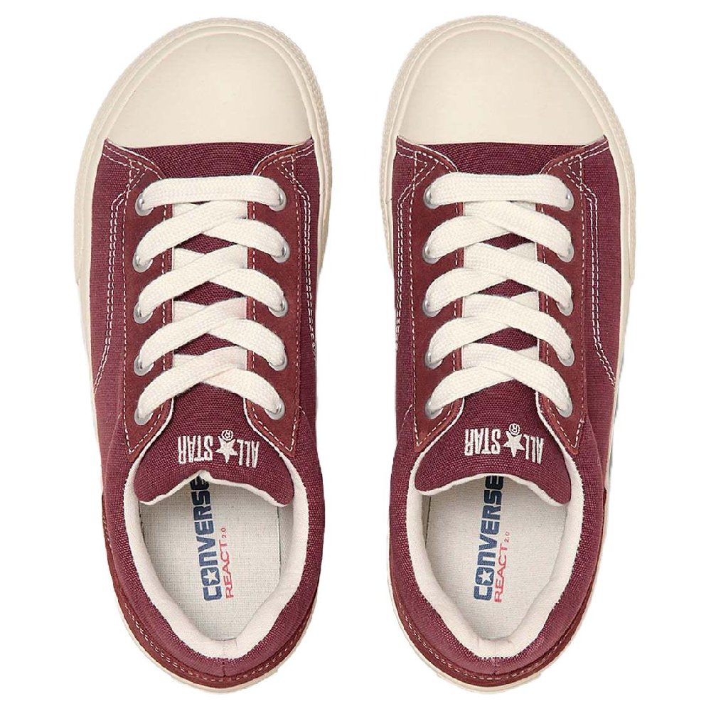 Converse All Star Anti Slip Wear Resistant Low Top Canvas Shoes Unisex Red