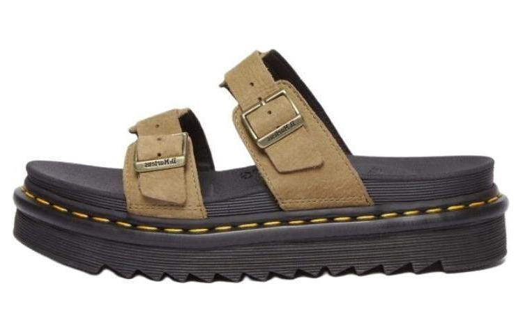 Dr.Martens Slip-Resistant Slide Slippers Women's Brown