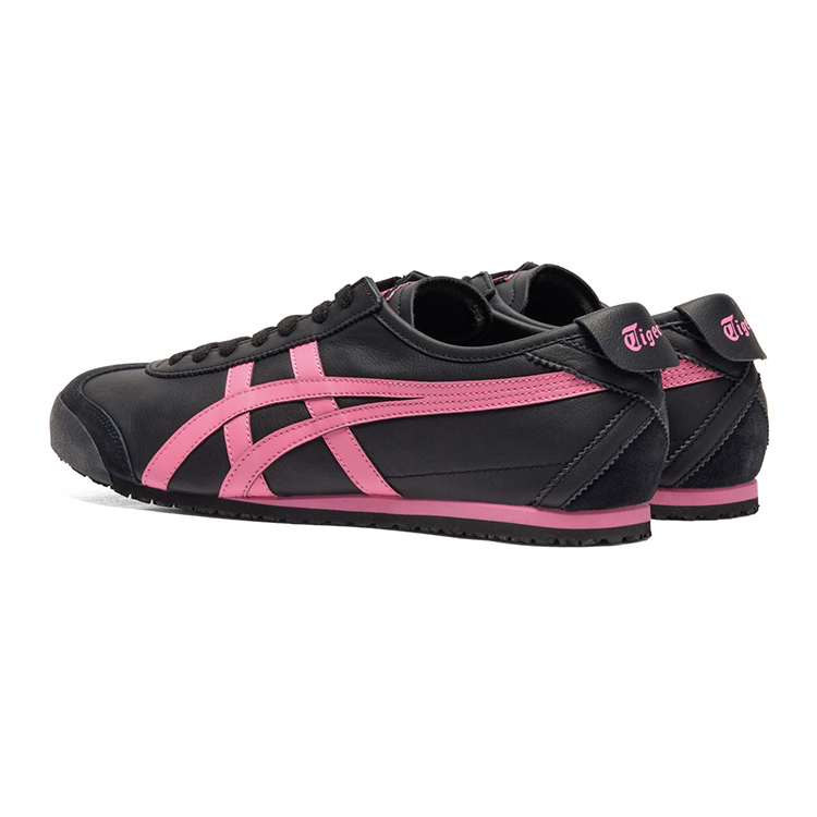 Onitsuka Tiger MEXICO 66 Breathable Low Top Casual Shoes Women's Black Pink купить в интернет-магазине Yoocart с быстрой доставкой по России.