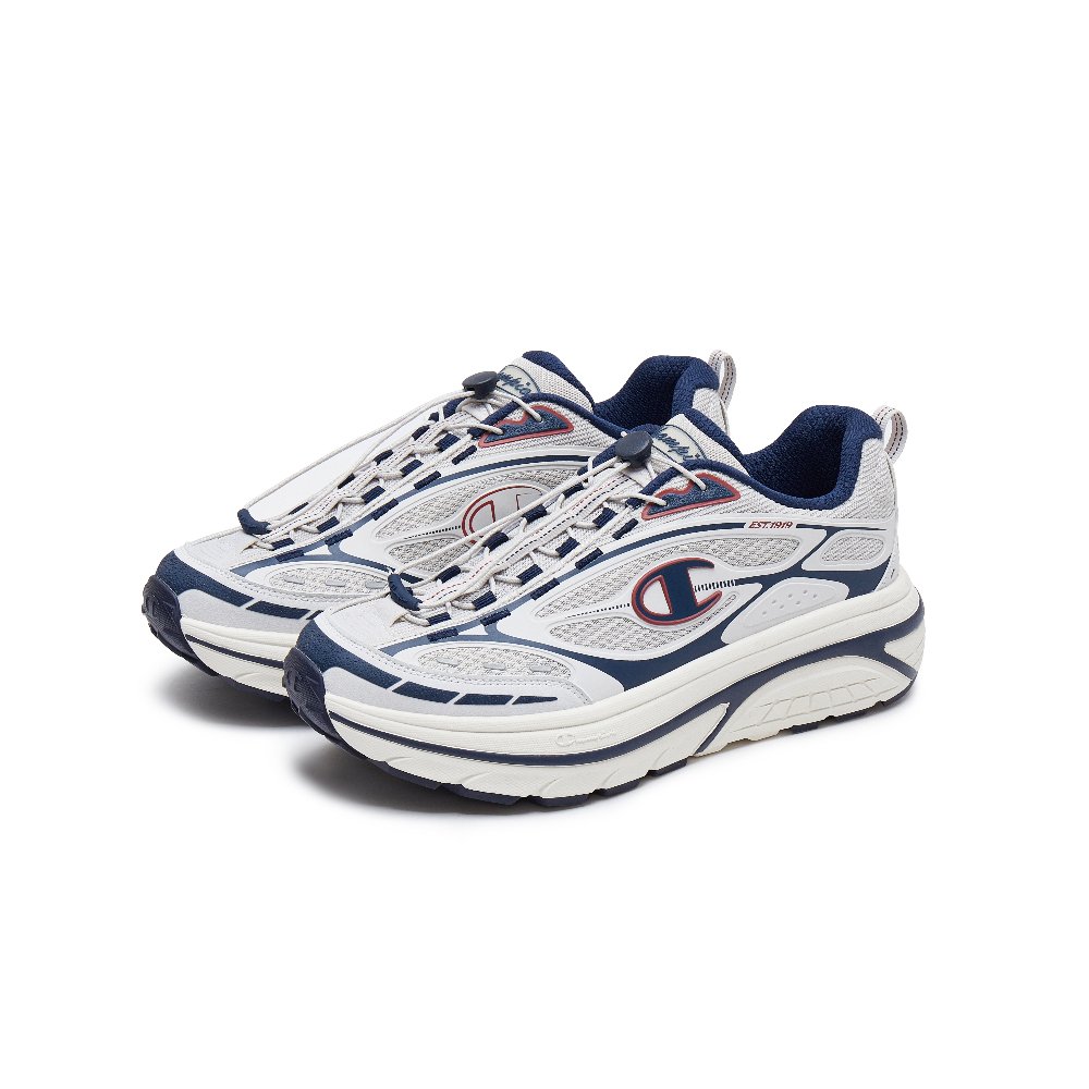 Champion Low Top Running Shoes Men's Ethereal Dust Gray/Marine Blue