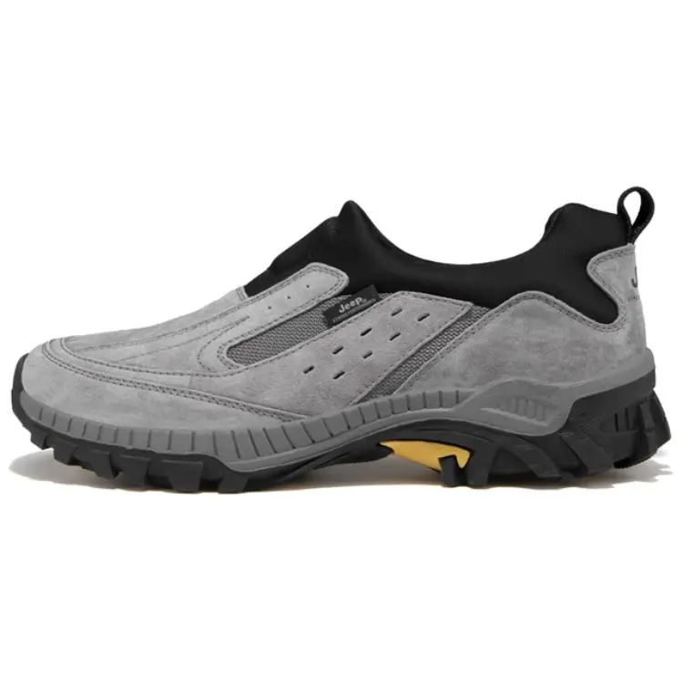Jeep Wear-Resistant Low-Top Trekking Shoes Men's Gray