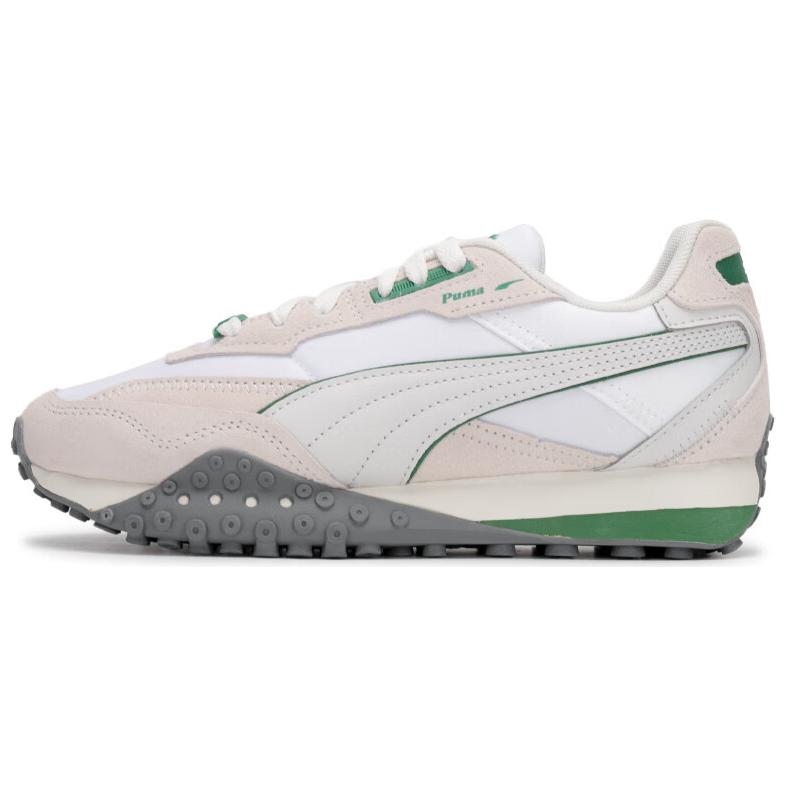 PUMA Blktop Rider Nylon LT Low Top Casual Shoes Unisex White Beige