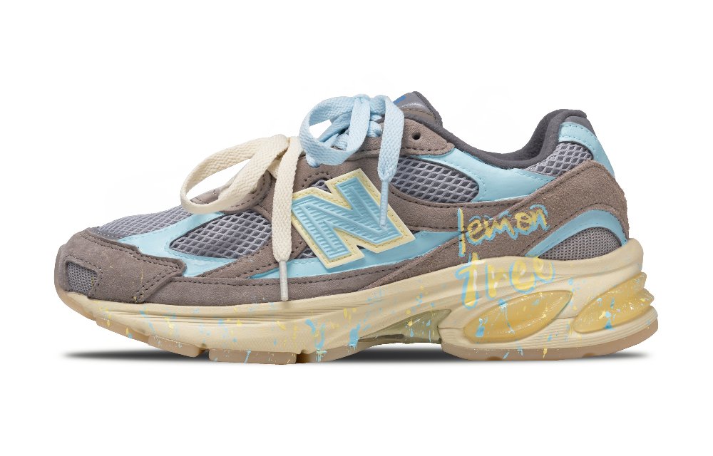 New Balance NB 2010 One Thousand Likes, Blue Ceramic Workshop Abrasion Resistant Low Top Casual Shoes Men's Blue Brown
