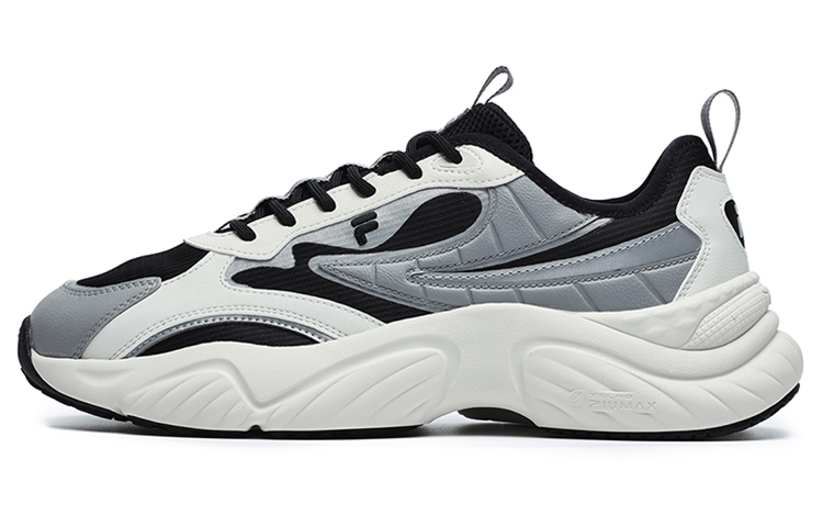 FILA FUSION Conch Low Top Casual Shoes Men's Black Gray