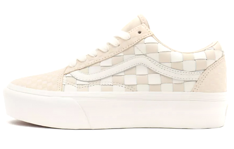 Vans Old Skool Platform 'Woven   Blanc De Blanc'
