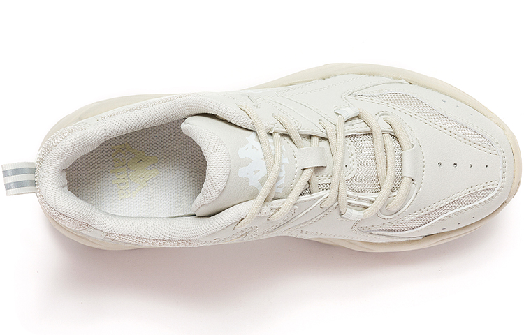 Kappa Shock Absorbers With Slip Resistant And Abrasion Resistant Properties Low Top Chunky Sneakers Women's New Khaki