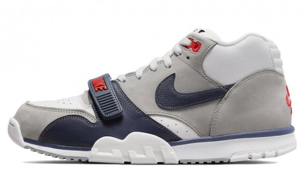 Nike Air Trainer 1 White Midnight Navy Medium Grey