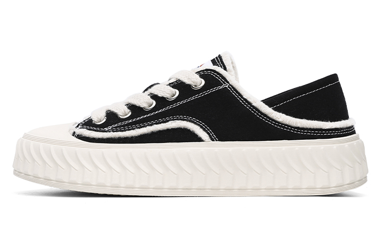 Dickies Anti-Slip Wear-Resistant Low-Top Canvas Shoes Women's Black