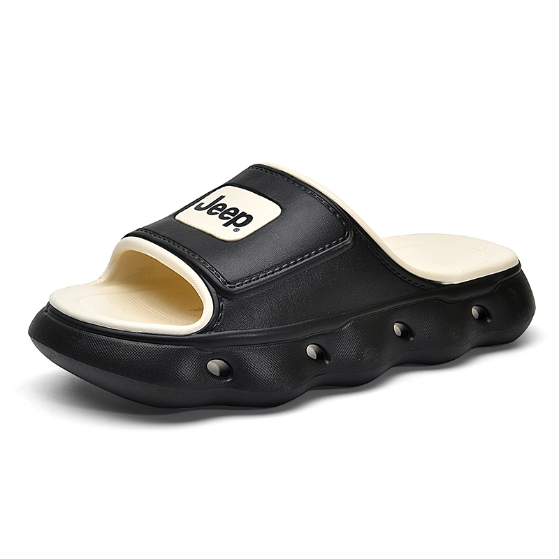 Jeep Quick Dry Slide Slippers Unisex Black
