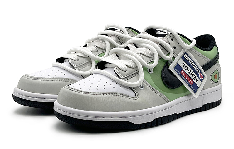 Nike Dunk Low 'Black' Panda Anti Slip Wear Resistant Low Top Skateboard Shoes Women's White Gray Green купить в интернет-магазине Yoocart с быстрой доставкой по России.