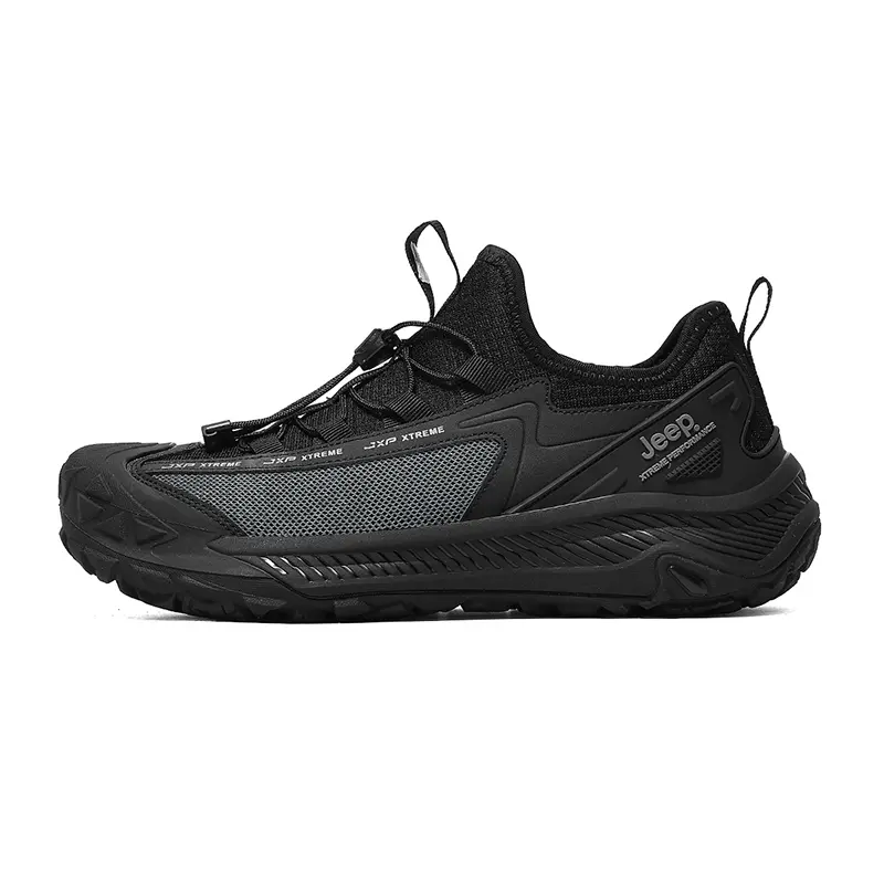 Jeep Low Top Hiking Shoes Men's Black