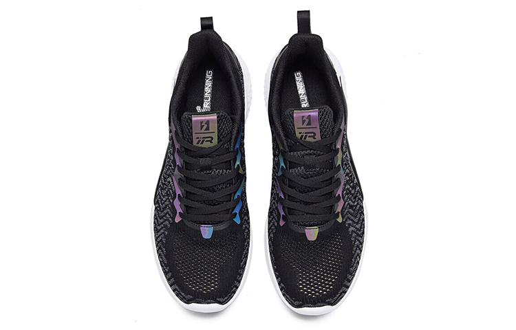361° NFO Breathable Low Top Running Shoes Men's Black White