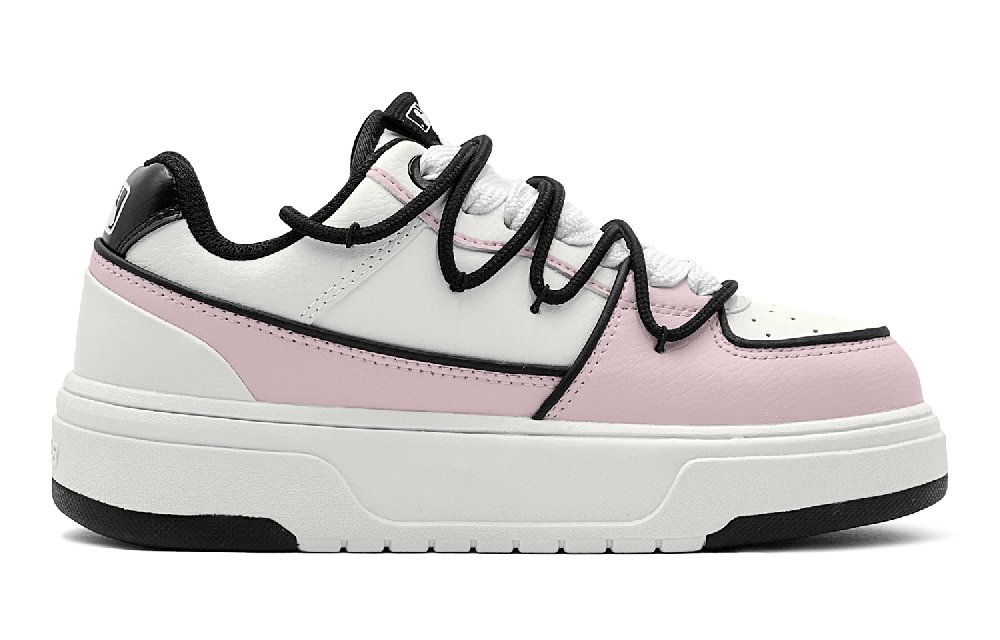 MLB Chunky Liner Abrasion-Resistant Low-Top Skateboard Shoes Unisex Pink