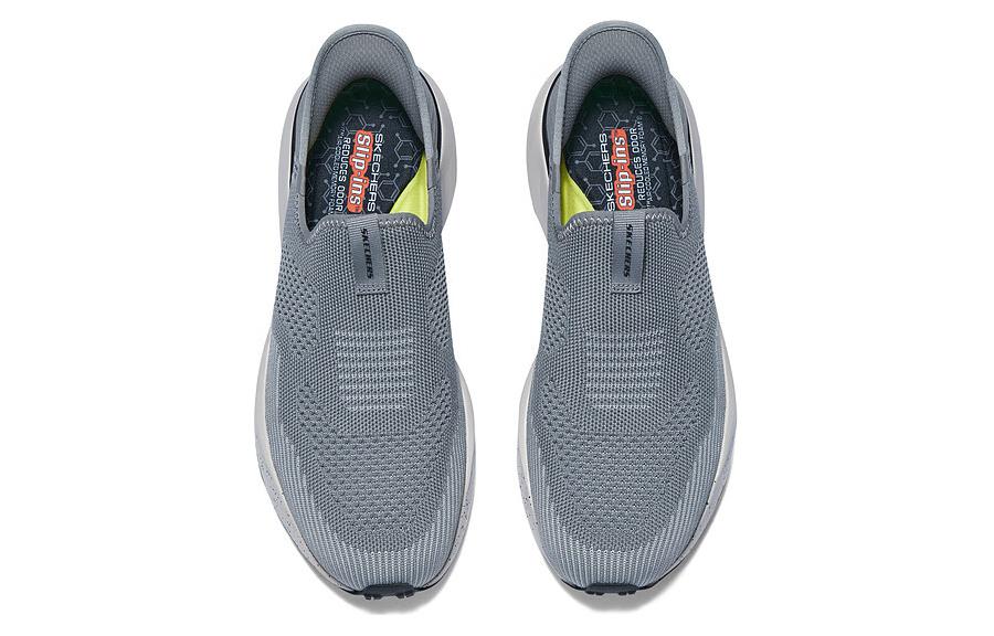 Skechers Slip Ins Low Top Casual Shoes Men's Gray