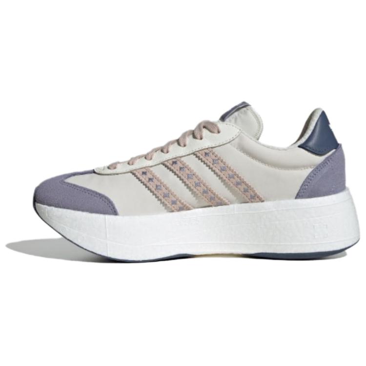 Adidas Originals City Anti Slip Wear Resistant Low Top Casual Shoes Women's Gray