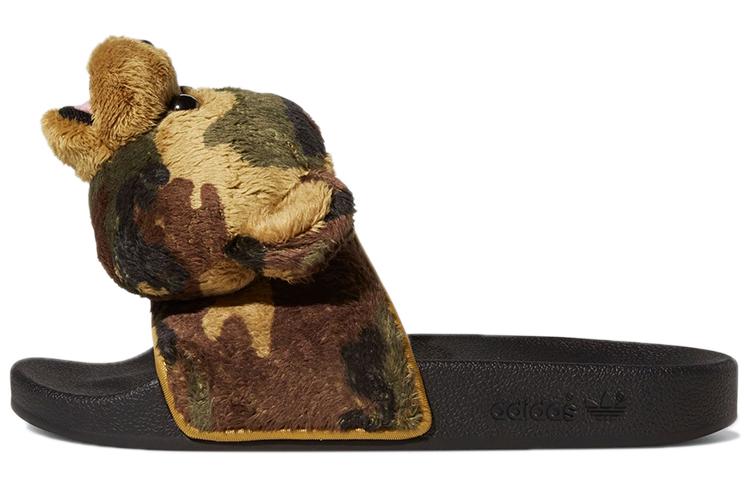 Adidas Js Adilette Jeremy Scott Teddy Camo