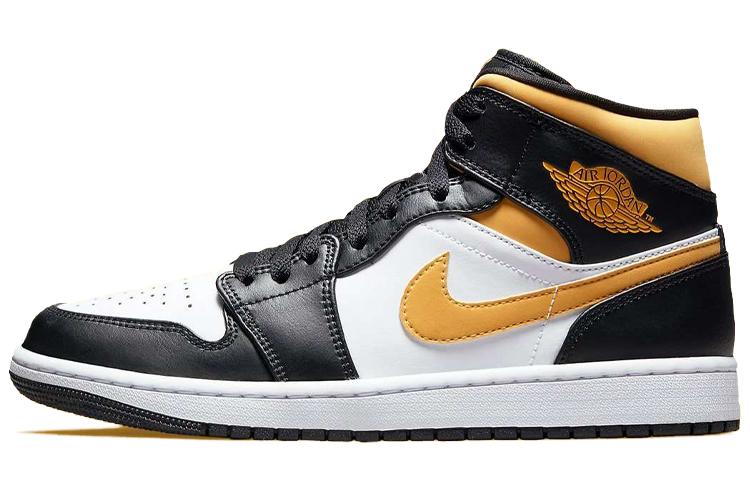 Air Jordan 1 Mid 'Black University Gold'