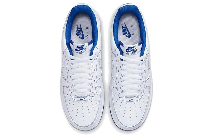 Nike Air Force 1 '07 'Contrast Stitch White Game Royal' купить в интернет-магазине Yoocart с быстрой доставкой по России.