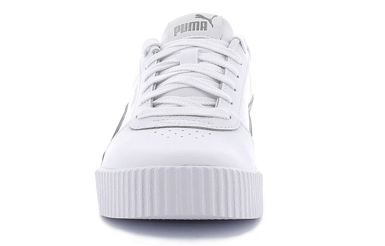 PUMA Carina Leather 'White Grey' Women's