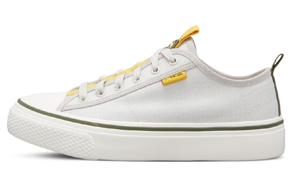 FILA Scanline EXP Scanline EXP Cushioning, Wear Resistant Low Top Skateboard Shoes Unisex White Yellow