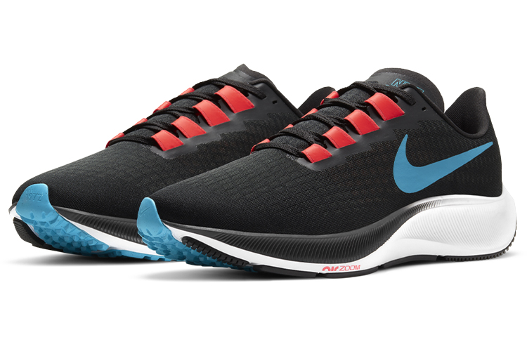 Nike Air Zoom Pegasus 37 Off Noir Light Blue Fury купить в интернет-магазине Yoocart с быстрой доставкой по России.