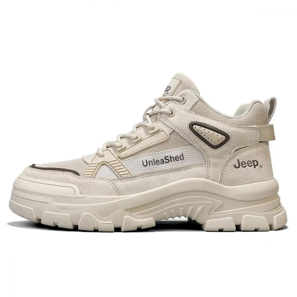 Jeep Casual Shoes Men's Mid top Sand
