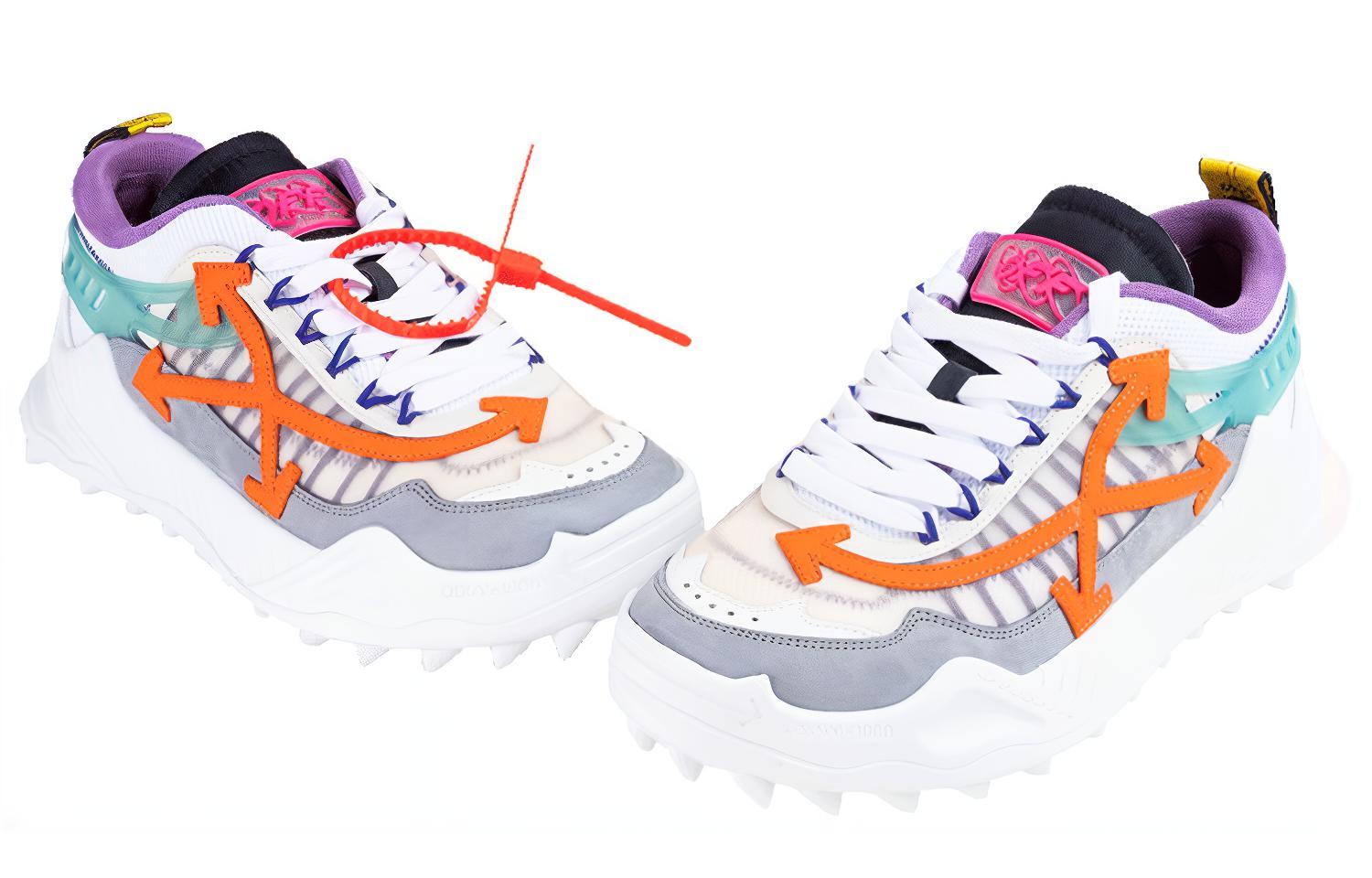 OFF WHITE Male OFF WHITE Sports Casual Shoes 'White Orange' купить в интернет-магазине Yoocart с быстрой доставкой по России.
