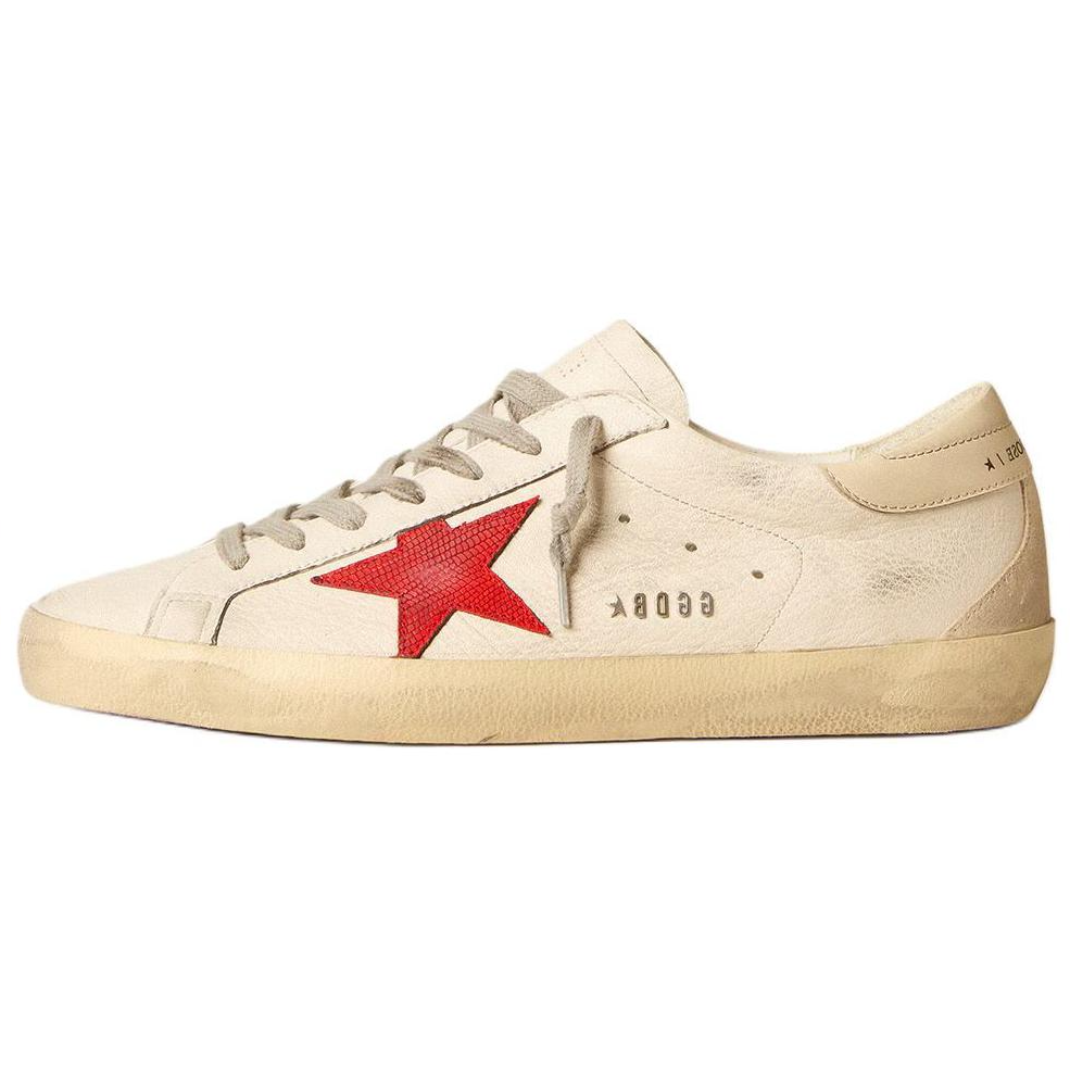 Golden Goose Super Star Low Top Skateboard Shoes Men's White