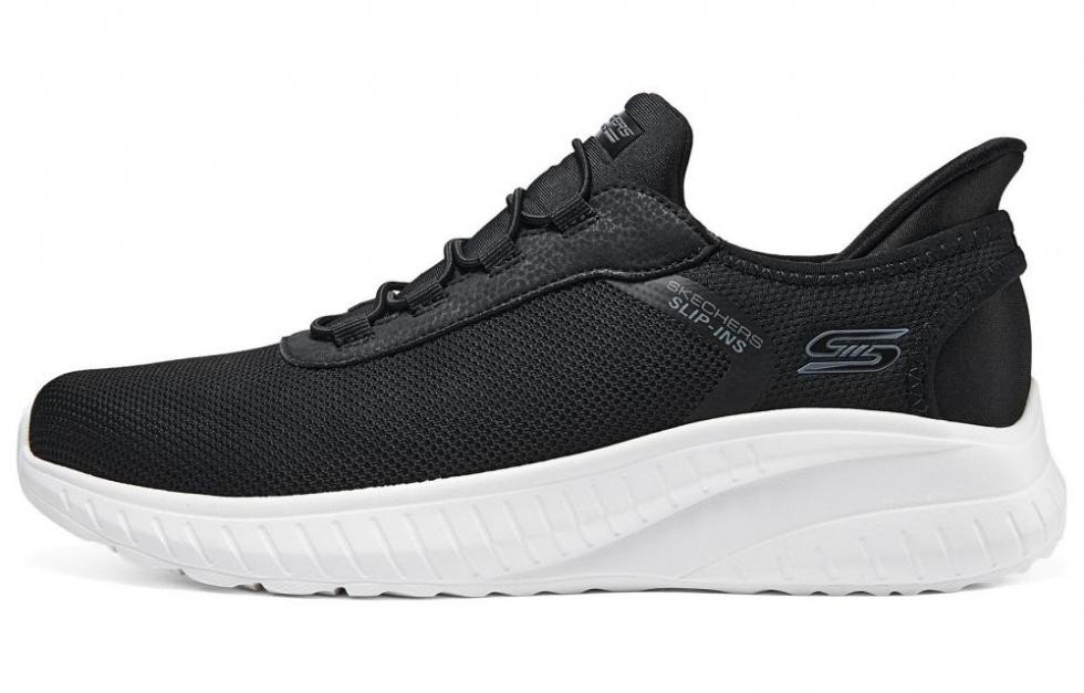 Skechers Hands Free Slip-Ins Anti-Slip And Wear-Resistant Lightweight Low-Top Casual Shoes Men's Black