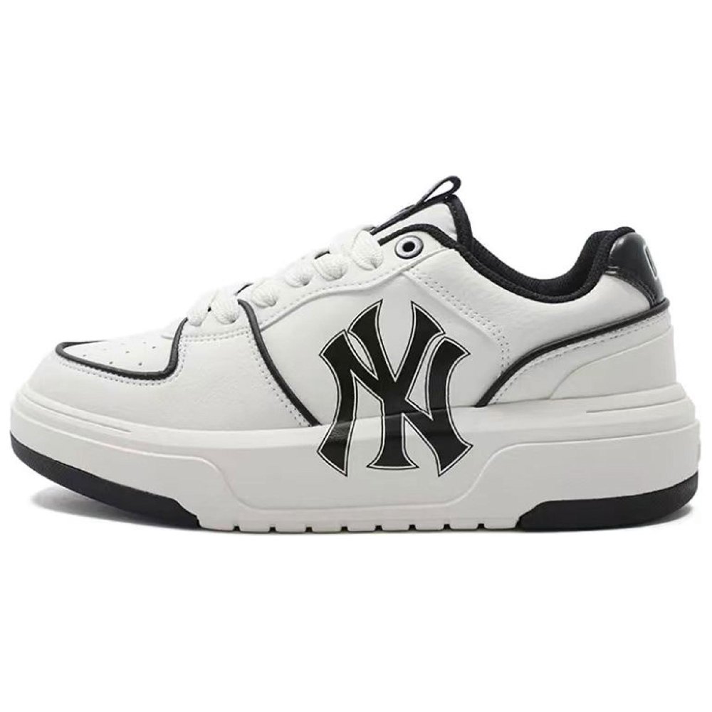 MLB Chunky Liner Skateboard Shoes Unisex Low-Top Black/White