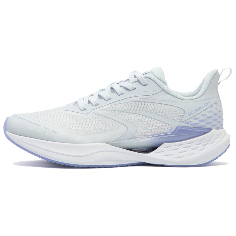 361° Cushioning Low Top Running Shoes Women's Gray Purple