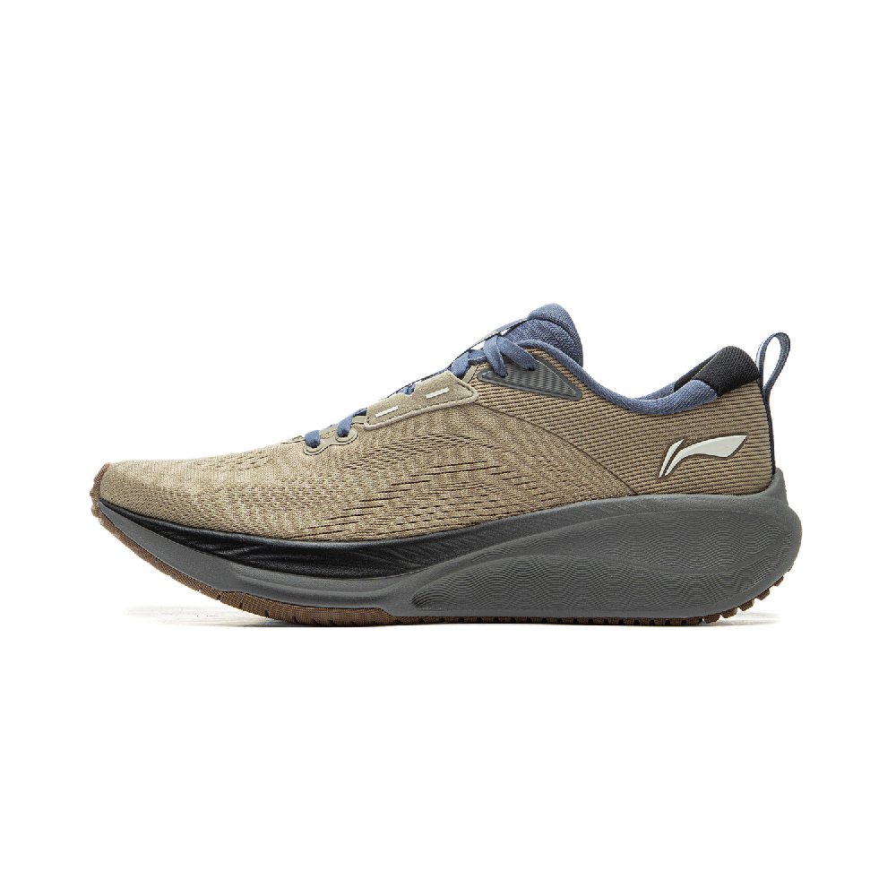 LiNing Wu Leaping 2.0 V2 Cushioned Anti Slip Wear Resistant Breathable Lightweight Low Top Running Shoes Men's Umber