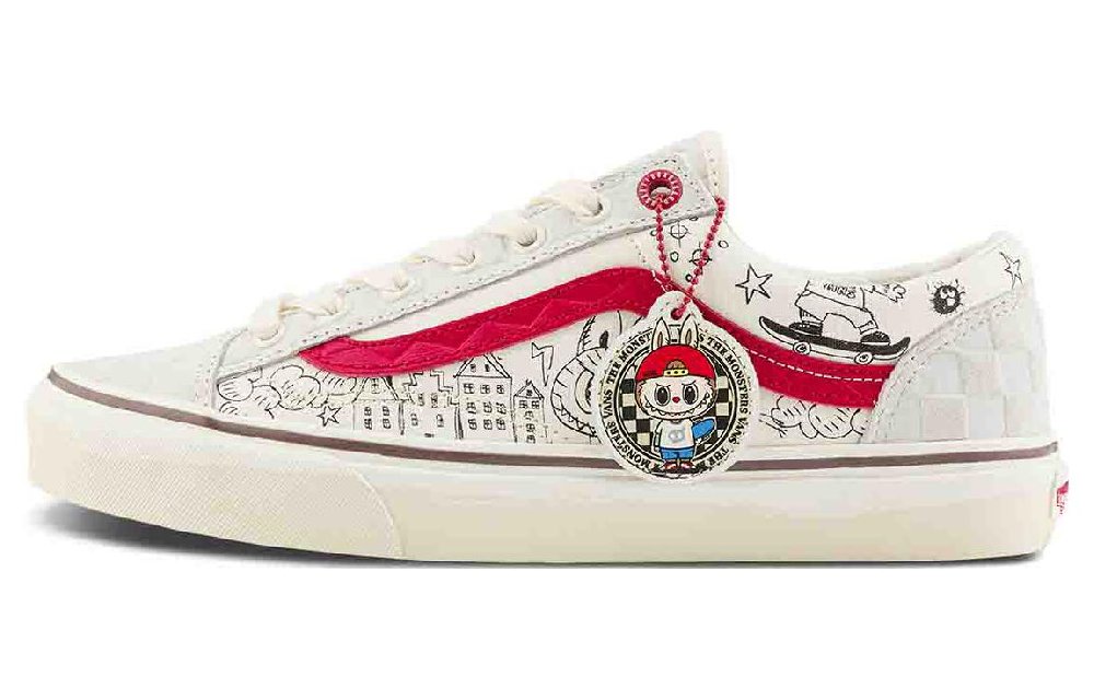 The Monsters X Vans Style 36 'White Red'