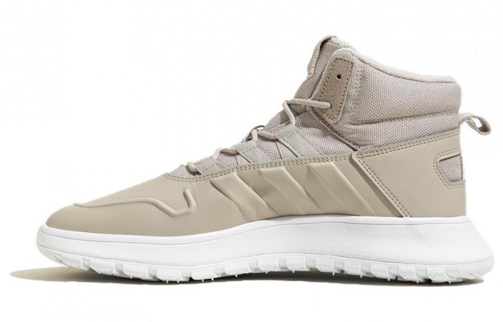 Adidas Neo FUSION STORM Cushioning Wear-Resistant Mid-Top Casual Shoes Unisex Khaki