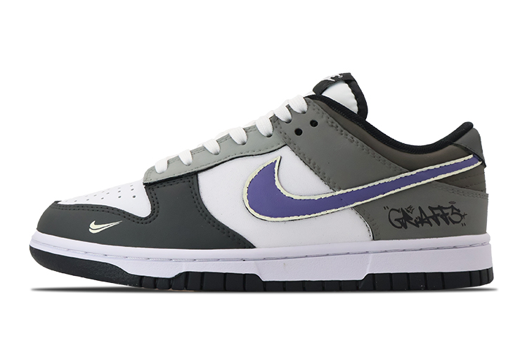 Nike Dunk Low Low-Top Skateboard Shoes Men's Purple