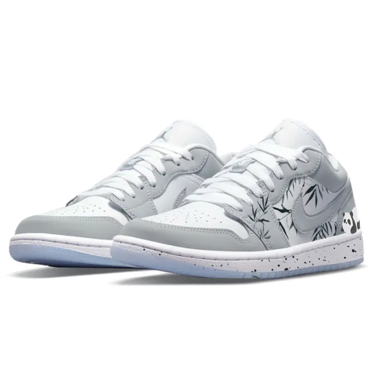 JORDAN Air JORDAN 1 Vintage Basketball Shoes Women's Low-Top White Gray купить в интернет-магазине Yoocart с быстрой доставкой по России.
