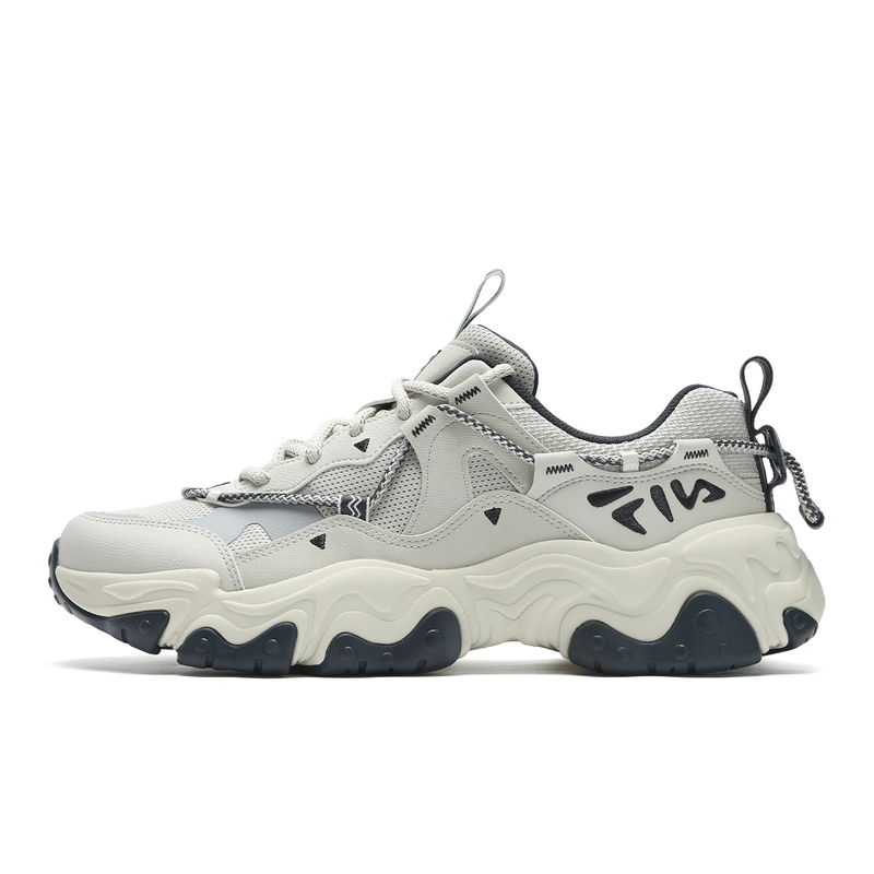 FILA FLUID 5 Slip Resistant Low Top Casual Shoes Men's Gray Green